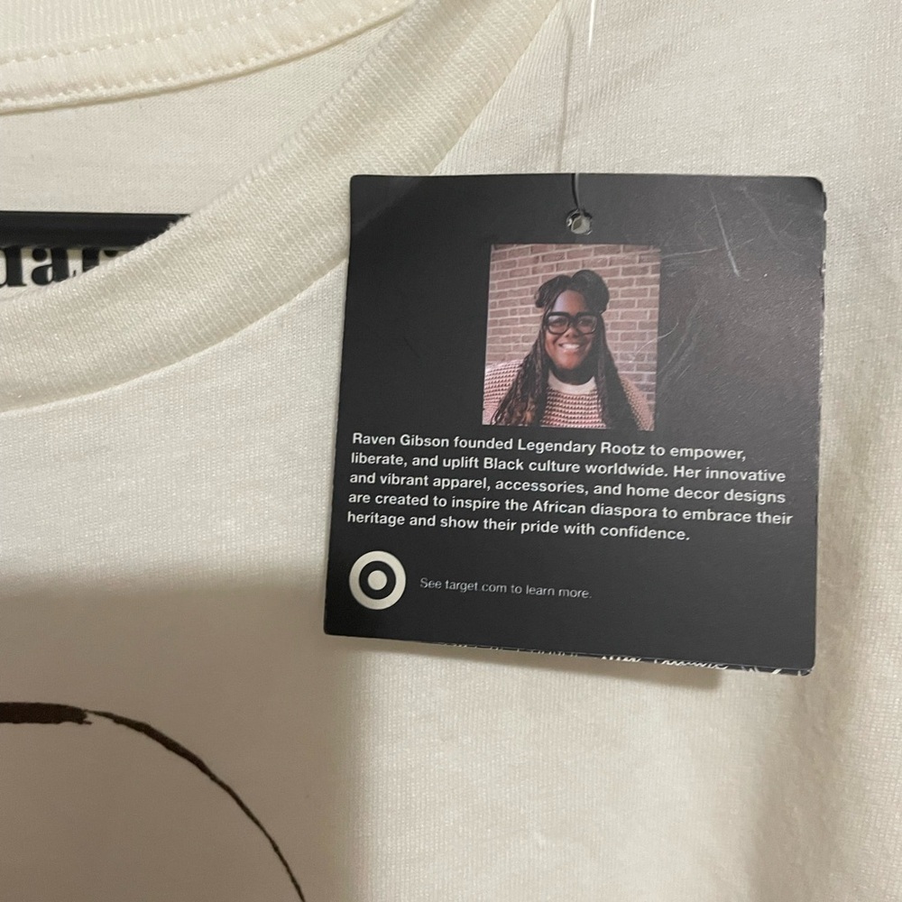 Cream Pink Graphic Boxy T Shirt - Picture 4 of 4